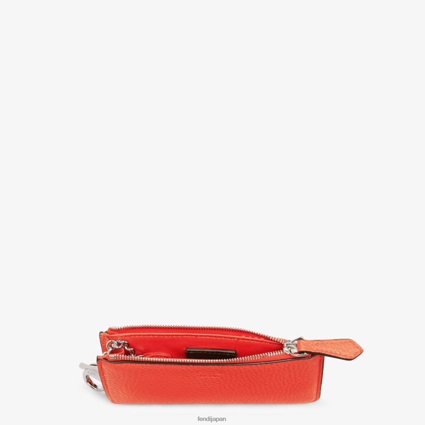 jp Fendi 女性 ピーカブー キーケース レザーポーチ 赤 20L42T1550 アクセサリー