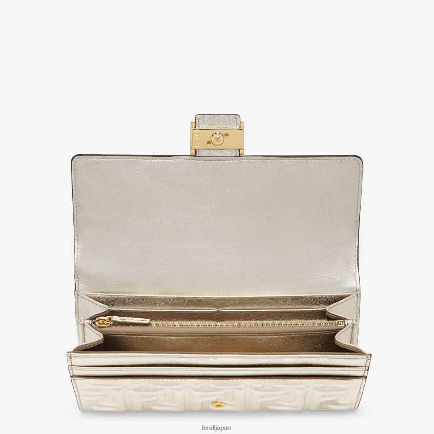 jp Fendi 女性 コンチネンタルレザーウォレット グレー 20L42T1553 アクセサリー