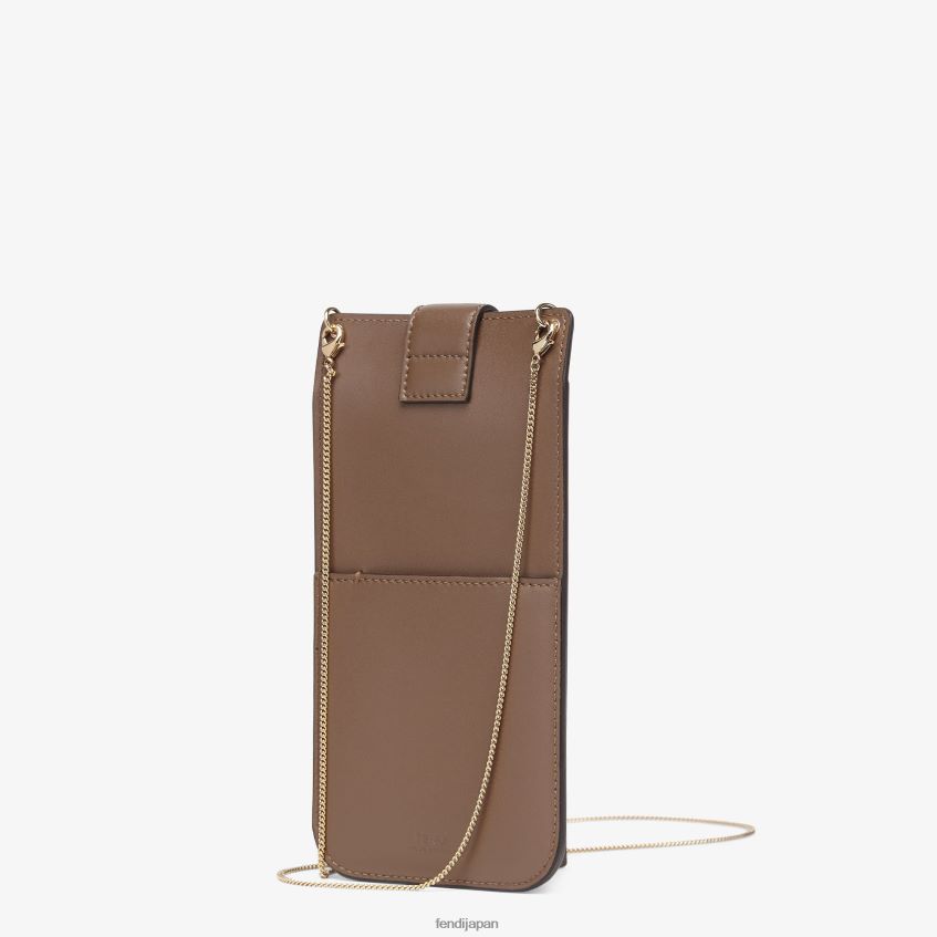 jp Fendi 女性 携帯電話の革ポーチ 茶色 20L42T1564 アクセサリー