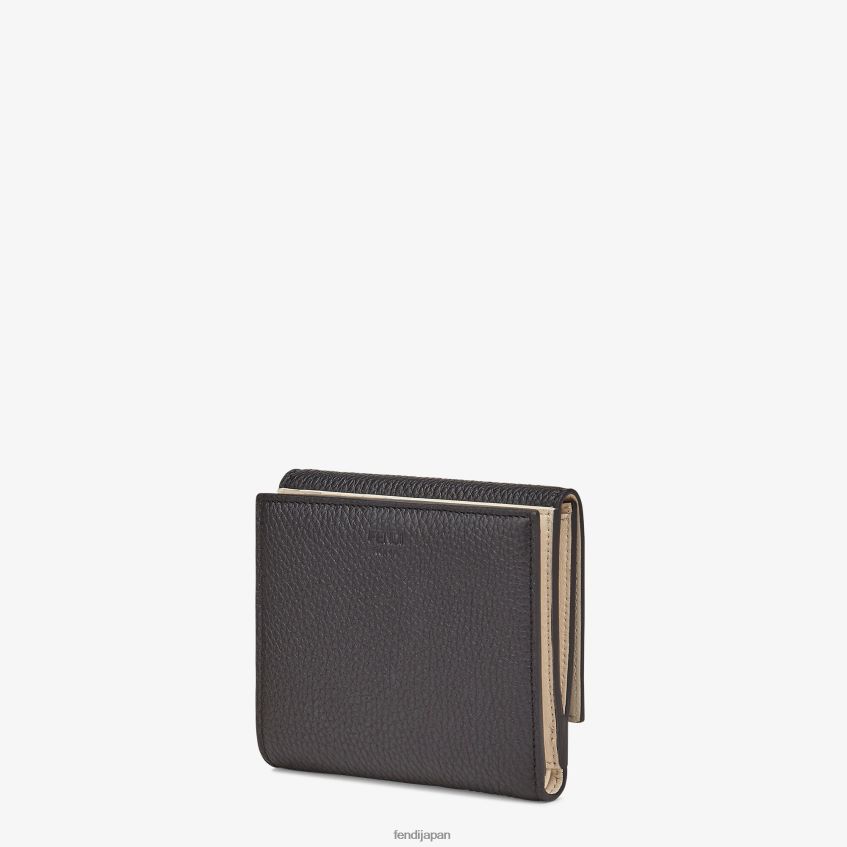 jp Fendi 女性 ピーカブーレザーウォレット 黒 20L42T1566 アクセサリー