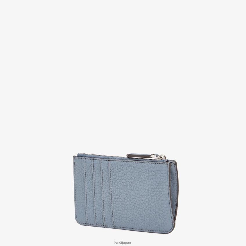 jp Fendi 女性 ピーカブー キーケース レザーポーチ ライトブルー 20L42T1572 アクセサリー