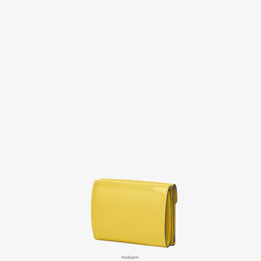 jp Fendi 女性 マイクロ三つ折りレザーウォレット 茶色 20L42T1581 アクセサリー