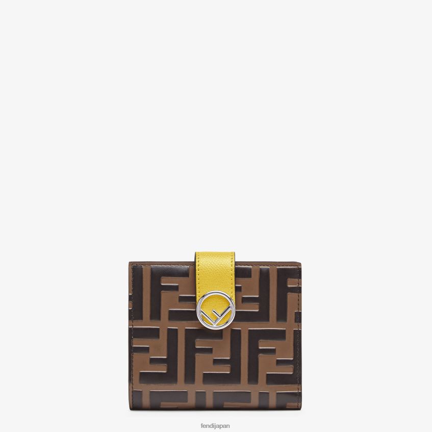 jp Fendi 女性 コンパクトな革財布 茶色 20L42T1582 アクセサリー