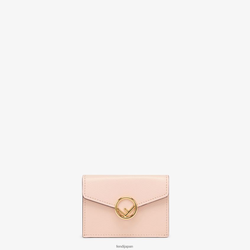 jp Fendi 女性 マイクロ三つ折りレザーウォレット ピンク 20L42T1586 アクセサリー