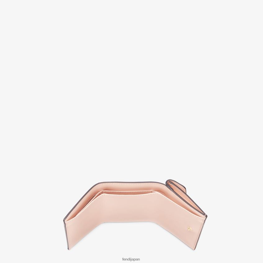 jp Fendi 女性 マイクロ三つ折りレザーウォレット ピンク 20L42T1586 アクセサリー