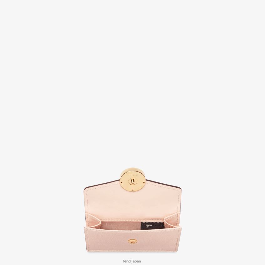 jp Fendi 女性 マイクロ三つ折りレザーウォレット ピンク 20L42T1586 アクセサリー