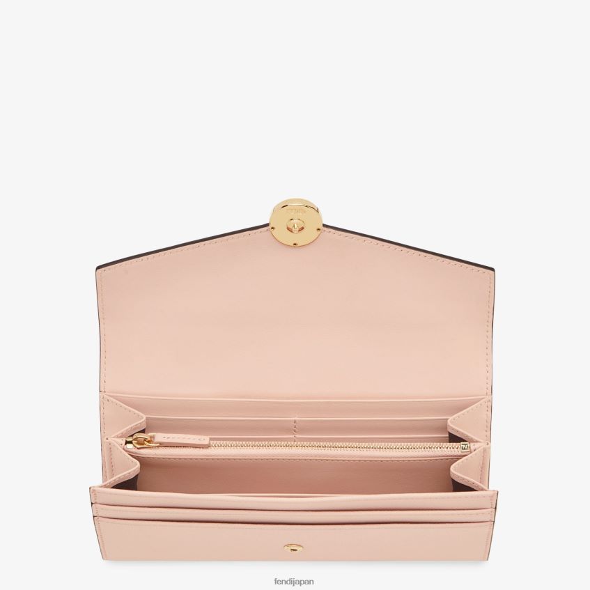 jp Fendi 女性 コンチネンタルレザーウォレット ピンク 20L42T1588 アクセサリー
