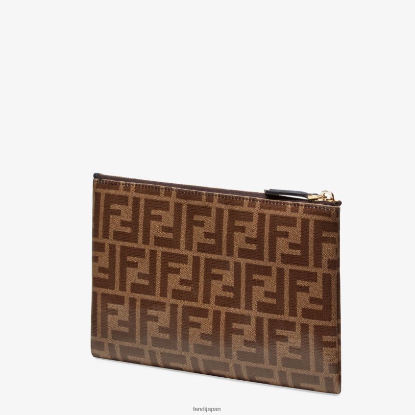 jp Fendi 女性 布製ポーチ 茶色 20L42T1590 アクセサリー