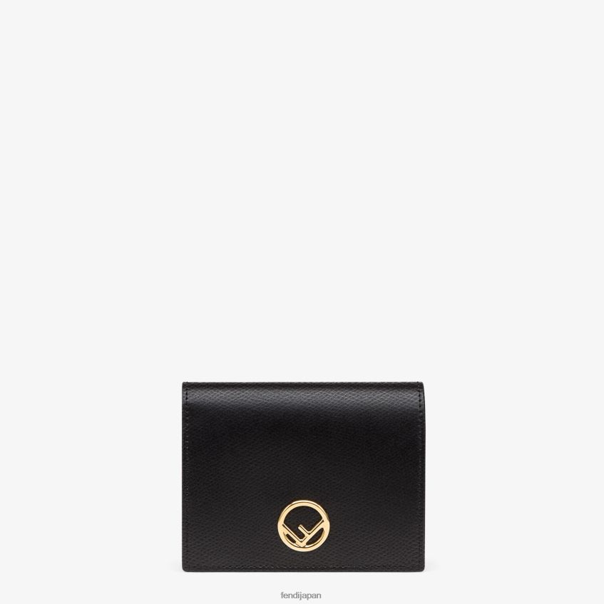 jp Fendi 女性 コンパクトな革財布 黒 20L42T1604 アクセサリー