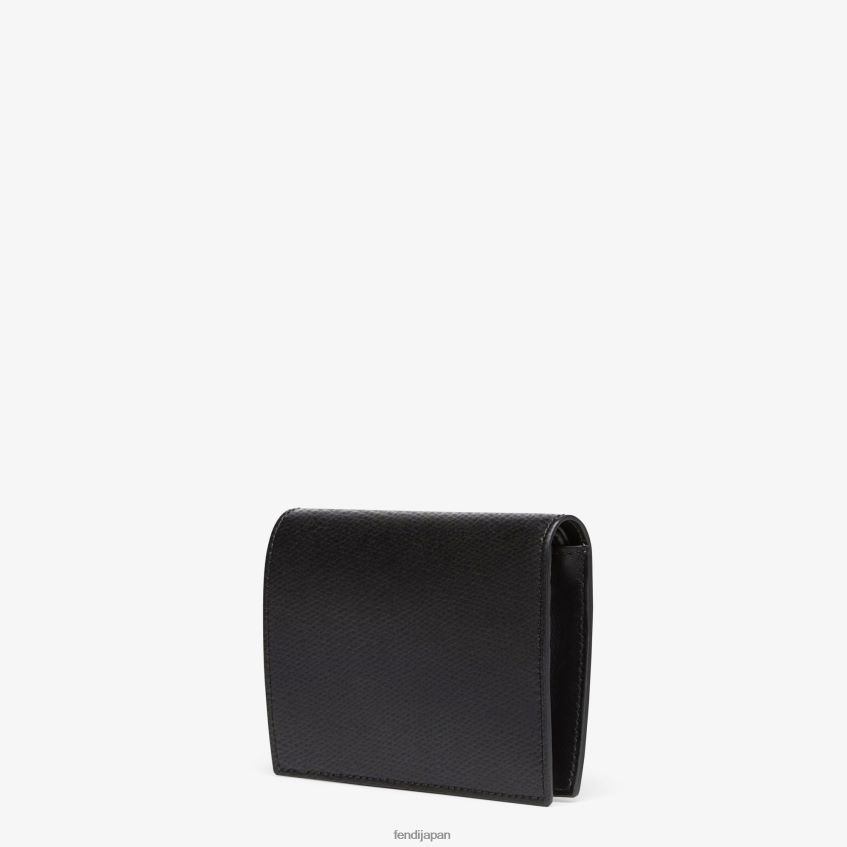jp Fendi 女性 コンパクトな革財布 黒 20L42T1604 アクセサリー