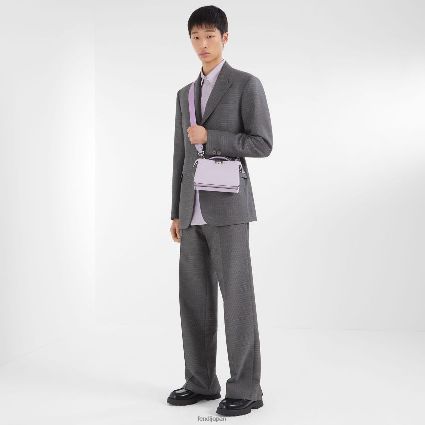 jp Fendi 男性 ライラック色のレザーバッグ 紫 20L42T1794 アクセサリー