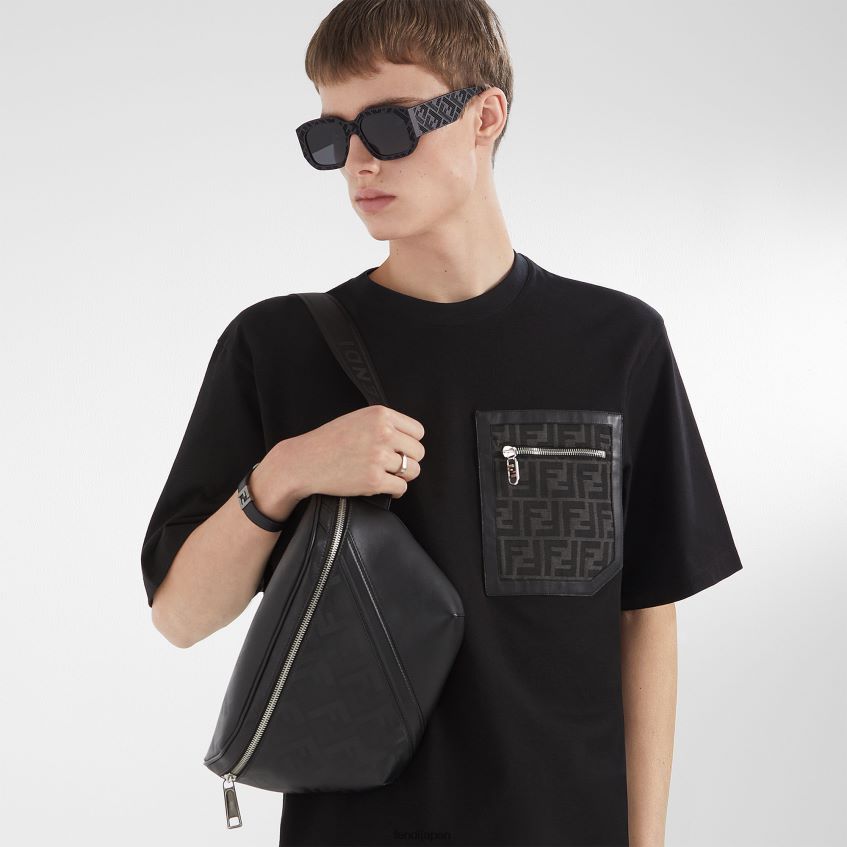 jp Fendi 男性 レザーベルトバッグ 黒 20L42T1797 アクセサリー
