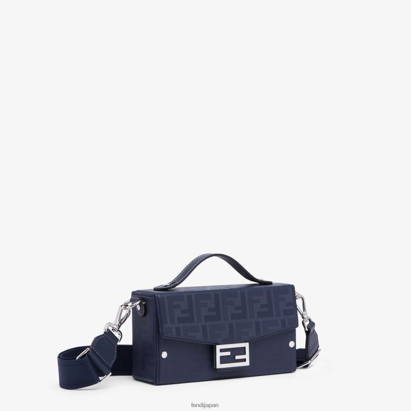 jp Fendi 男性 ソフトトランクバゲットレザーバッグ 青 20L42T1800 アクセサリー