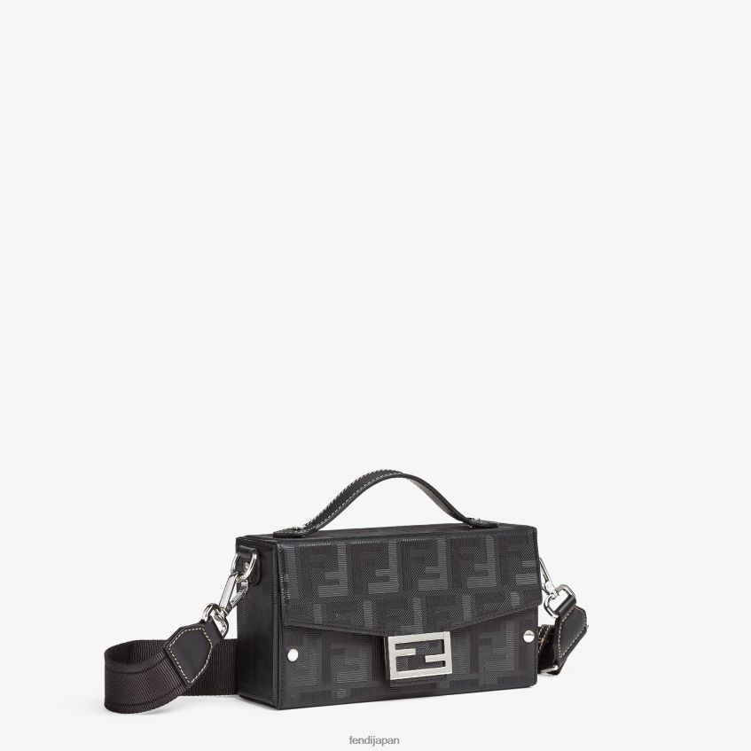 jp Fendi 男性 ソフトトランクバゲットレザーバッグ 黒 20L42T1801 アクセサリー