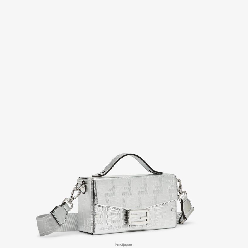 jp Fendi 男性 ラミネートレザーバッグ 銀 20L42T1815 アクセサリー
