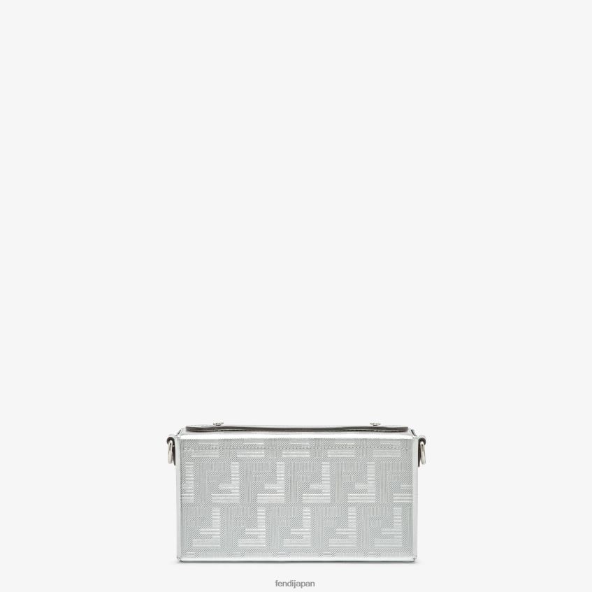jp Fendi 男性 ラミネートレザーバッグ 銀 20L42T1815 アクセサリー