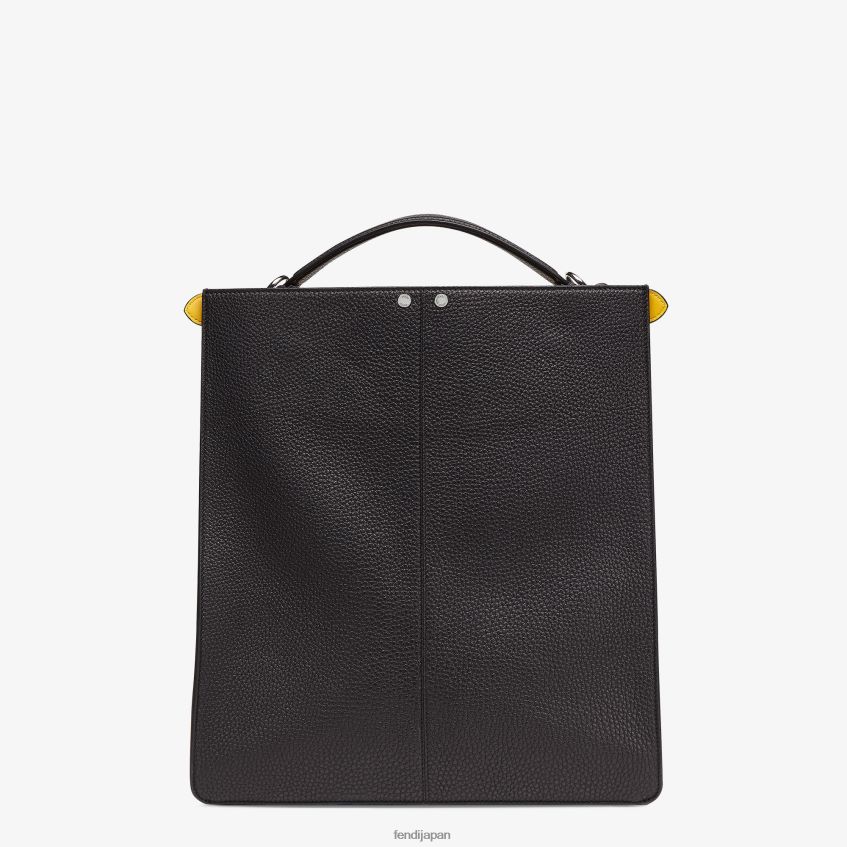 jp Fendi 男性 ピーカブー イセウ トート レザーバッグ 黒 20L42T1822 アクセサリー