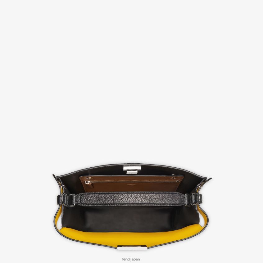 jp Fendi 男性 ピーカブー イセウ トート レザーバッグ 黒 20L42T1822 アクセサリー