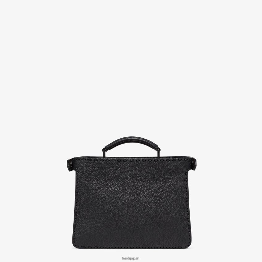 jp Fendi 男性 ピーカブー イセウ ミニ レザーバッグ 黒 20L42T1823 アクセサリー