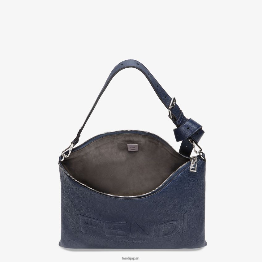 jp Fendi 男性 革のバッグの後 青 20L42T1827 アクセサリー
