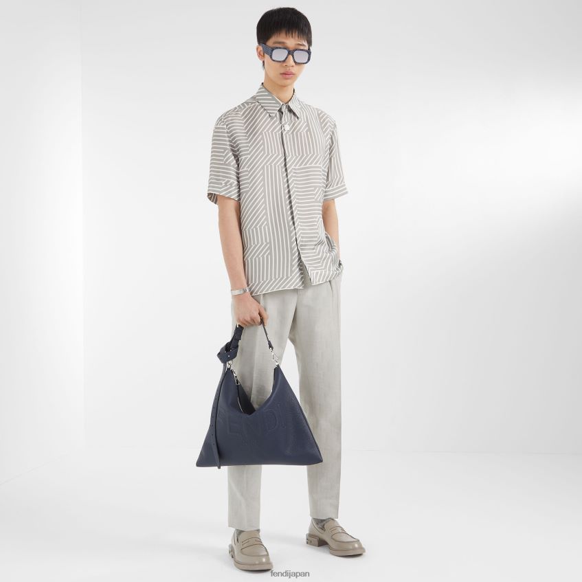 jp Fendi 男性 革のバッグの後 青 20L42T1827 アクセサリー
