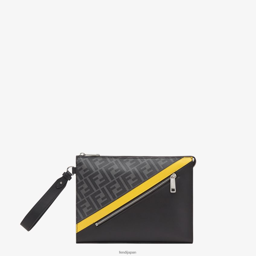 jp Fendi 男性 布製ポーチ グレー 20L42T1842 アクセサリー
