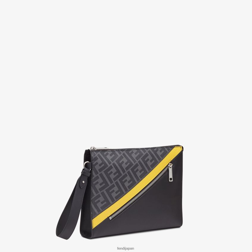 jp Fendi 男性 布製ポーチ グレー 20L42T1842 アクセサリー