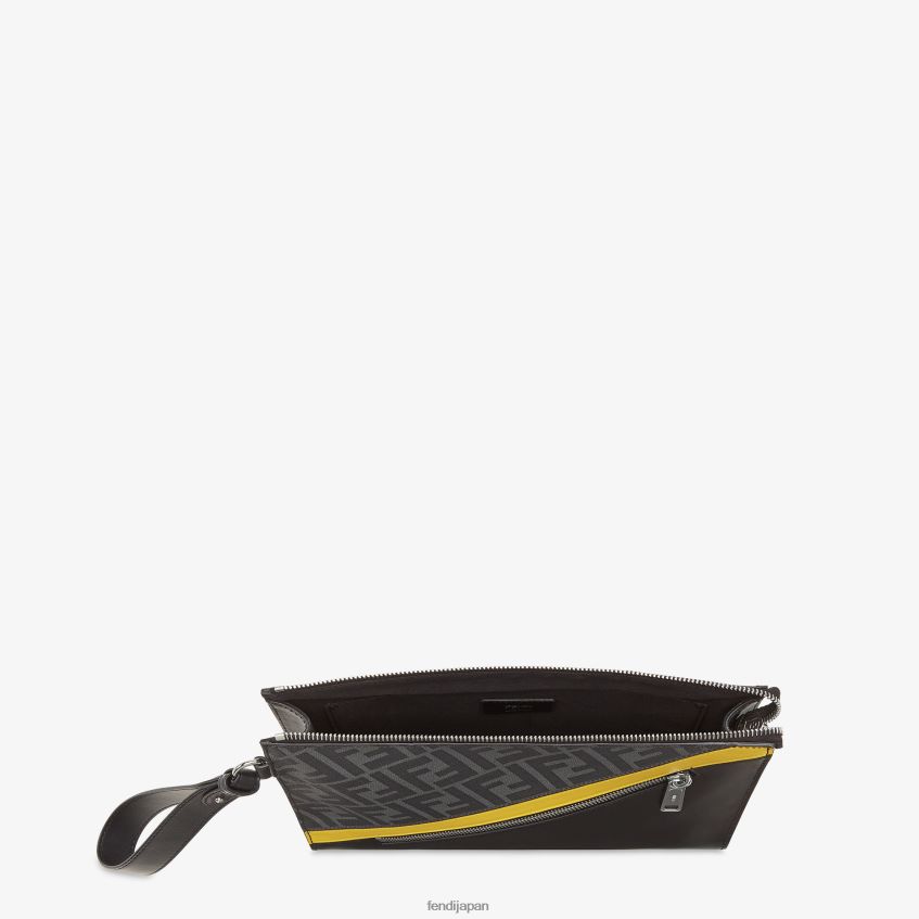 jp Fendi 男性 布製ポーチ グレー 20L42T1842 アクセサリー