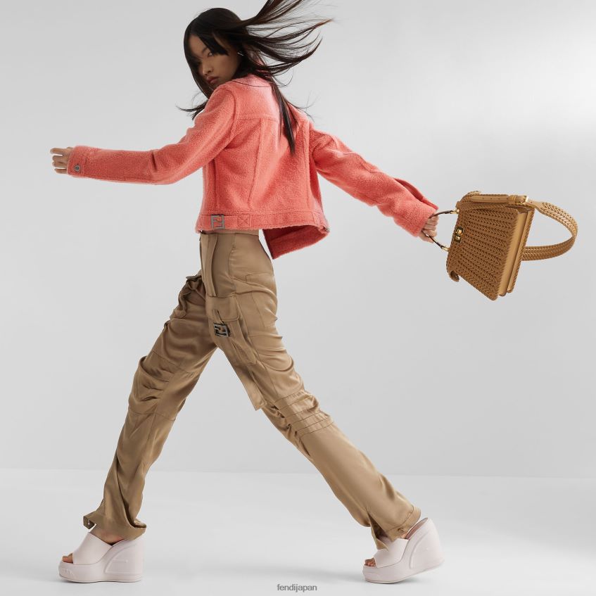 jp Fendi 女性 革製ショルダーストラップ ベージュ 20L42T185 アクセサリー