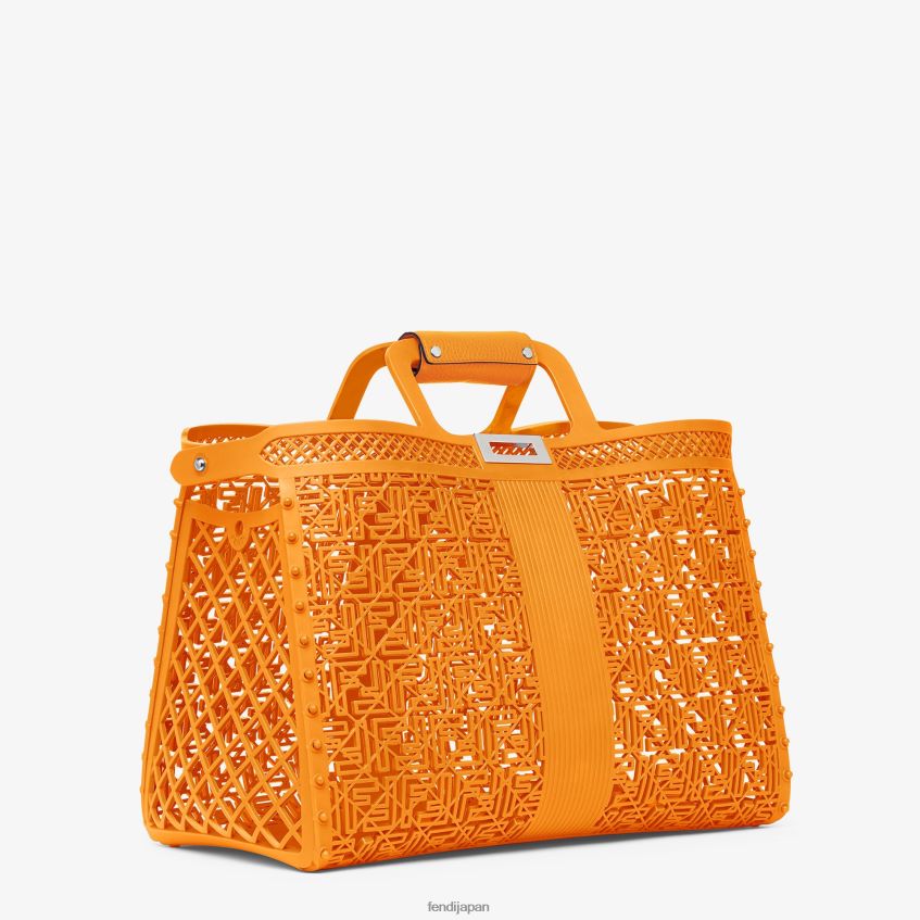 jp Fendi 男性 リサイクルされたビニール袋 オレンジ 20L42T1866 アクセサリー