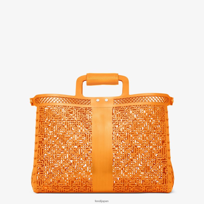 jp Fendi 男性 リサイクルされたビニール袋 オレンジ 20L42T1866 アクセサリー
