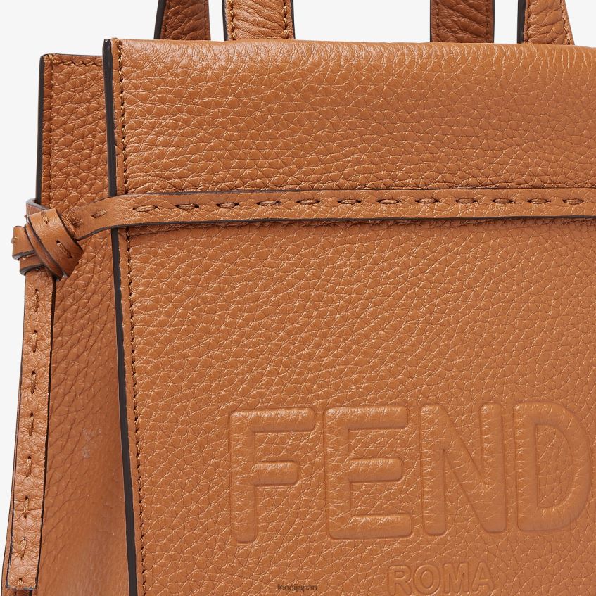 jp Fendi 男性 ミニゴートゥショッパーレザーバッグ 茶色 20L42T1871 アクセサリー