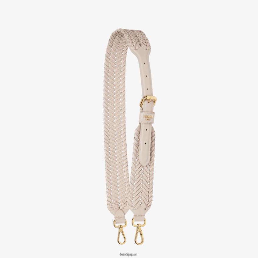 jp Fendi 女性 革製ショルダーストラップ 白 20L42T189 アクセサリー