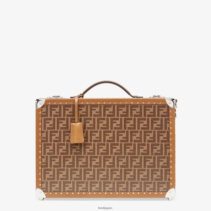 jp Fendi 男性 布製スーツケース 茶色 20L42T1894 アクセサリー