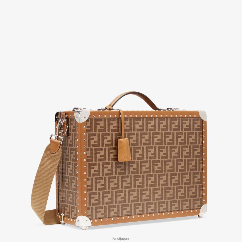 jp Fendi 男性 布製スーツケース 茶色 20L42T1894 アクセサリー