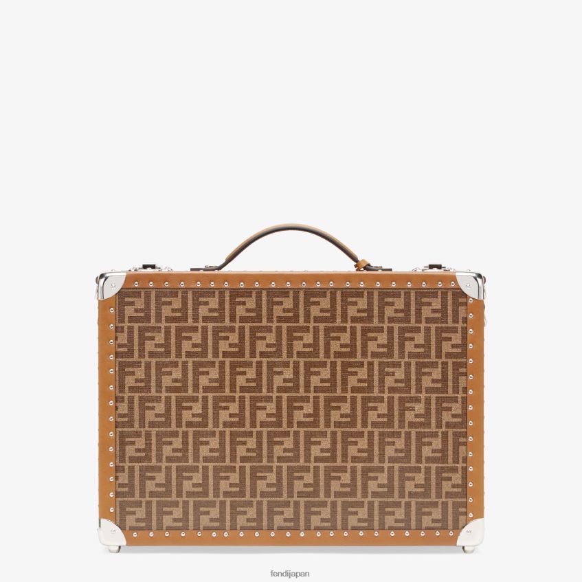 jp Fendi 男性 布製スーツケース 茶色 20L42T1894 アクセサリー