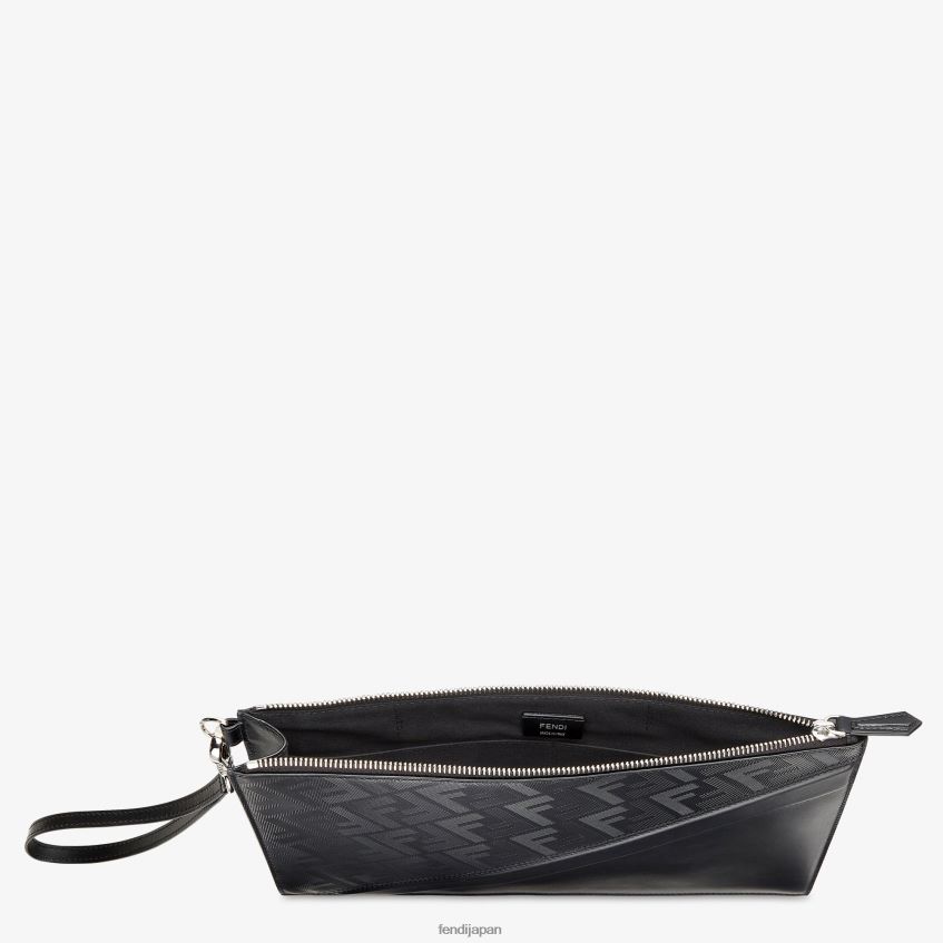 jp Fendi 男性 シャドウ斜めレザーバッグ 黒 20L42T1897 アクセサリー