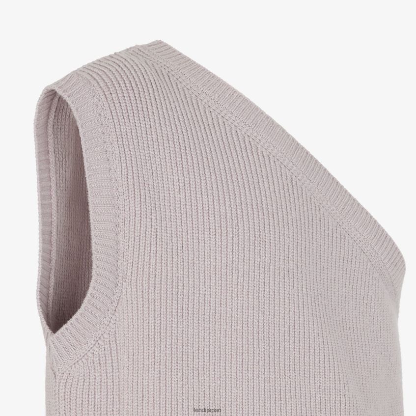 jp Fendi 男性 ライラックウールとカシミアのベスト 紫 20L42T1981 衣服