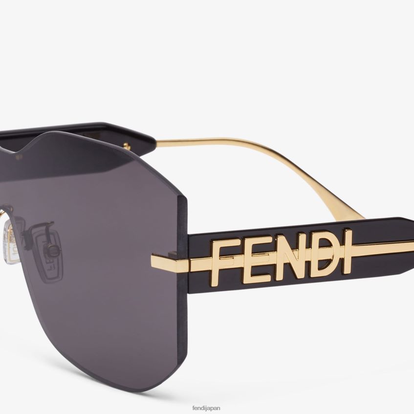 jp Fendi 女性 シールドサングラス 黒 20L42T202 アクセサリー