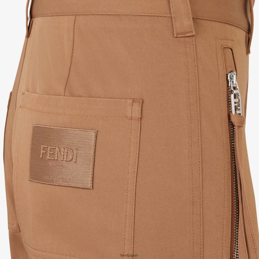 jp Fendi 男性 綿のパンツ 茶色 20L42T2047 衣服