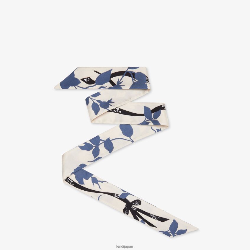 jp Fendi 女性 オーガニックシルクバンドー 青 20L42T215 アクセサリー