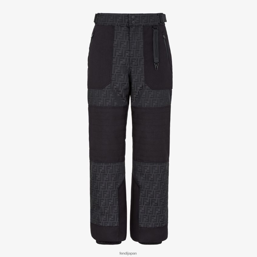 jp Fendi 男性 ハイテクファブリックパンツ 黒 20L42T2162 衣服