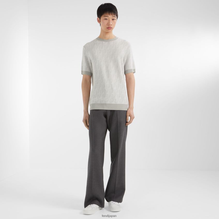 jp Fendi 男性 レザーロートップ 白 20L42T2216 靴