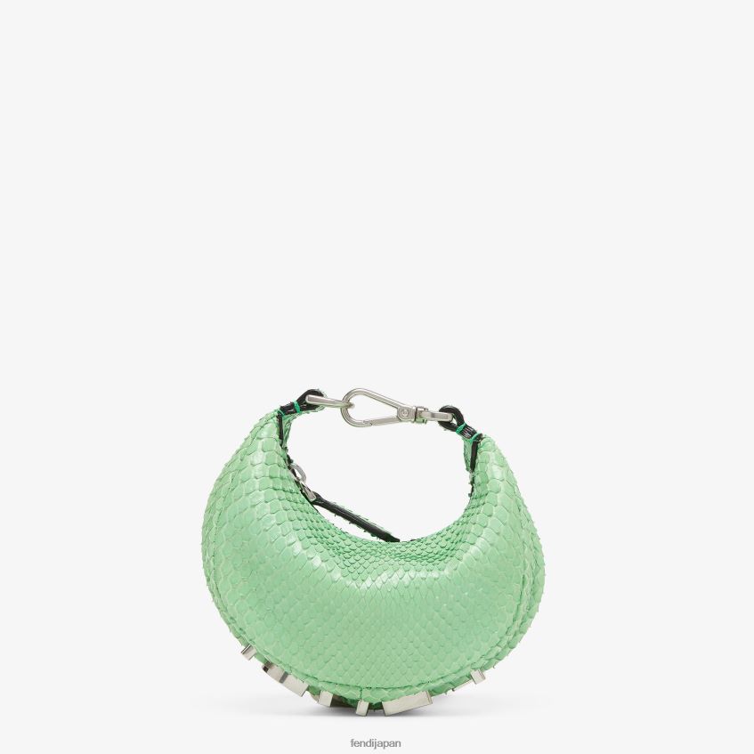jp Fendi 女性 パイソンレザーチャーム 緑 20L42T230 アクセサリー