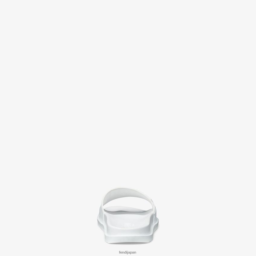 jp Fendi 男性 ゴム製フットベッド 白 20L42T2321 靴