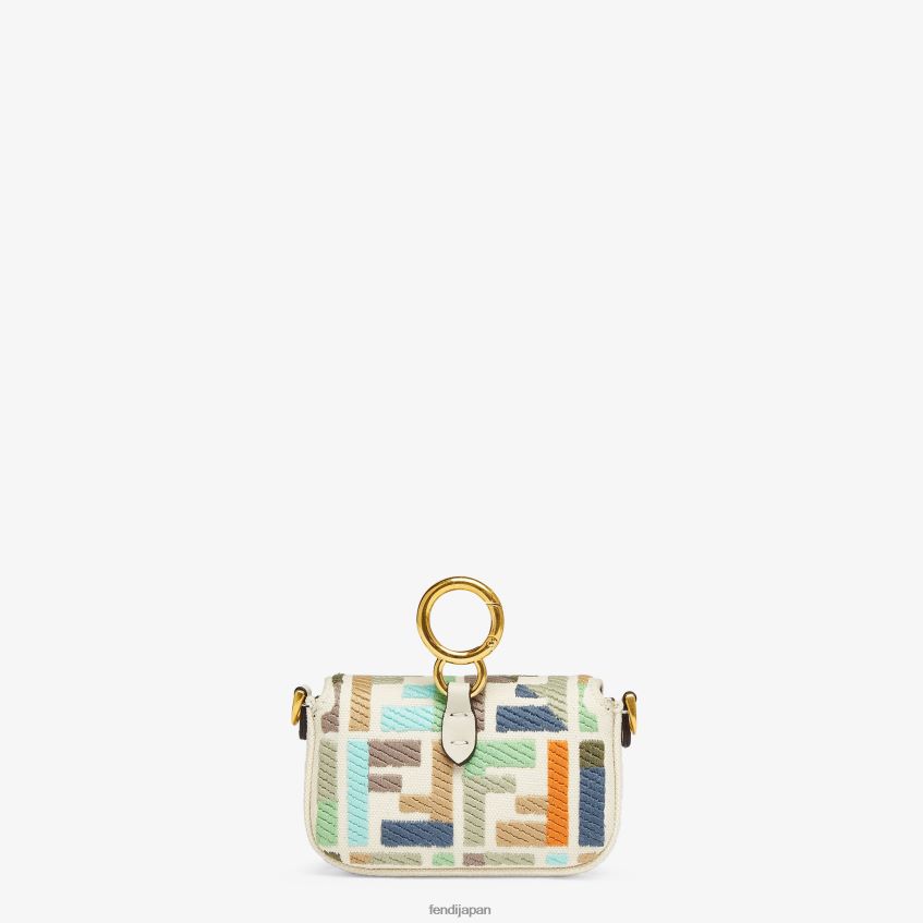 jp Fendi 女性 キャンバスチャーム ベージュ 20L42T233 アクセサリー