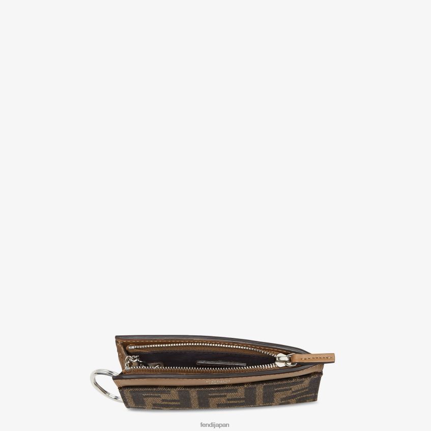 jp Fendi 男性 布製キーケース 茶色 20L42T2400 アクセサリー
