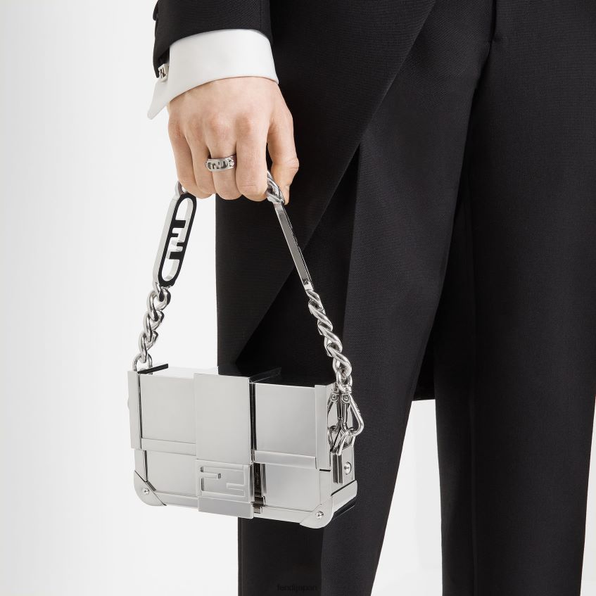 jp Fendi 男性 金属製ショルダーストラップ 銀 20L42T2480 アクセサリー
