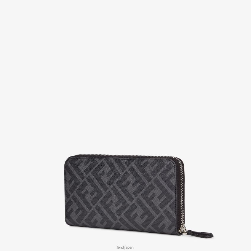 jp Fendi 男性 布製財布 グレー 20L42T2577 アクセサリー