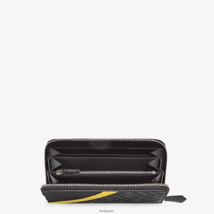 jp Fendi 男性 布製財布 グレー 20L42T2577 アクセサリー